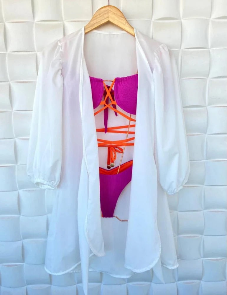 Cover-up Tunic Mari tie-front